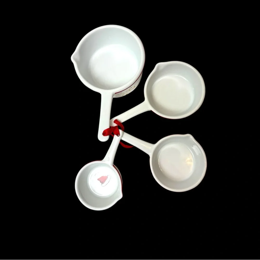 Williams Sonoma Twas the Night Before Christmas‎ Porcelain Measuring Cup Set